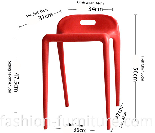 plastic dining chair